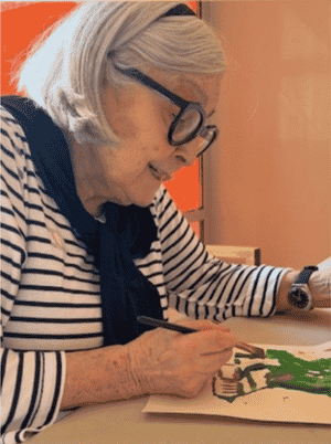 atelier d'art d'art à l'ehpad castellane